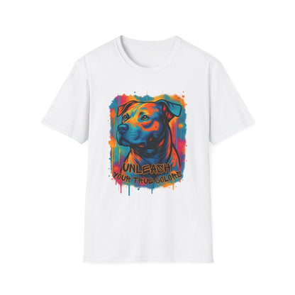 Colorful Pitbull Shirt – Unleash Your True Colors Tee
