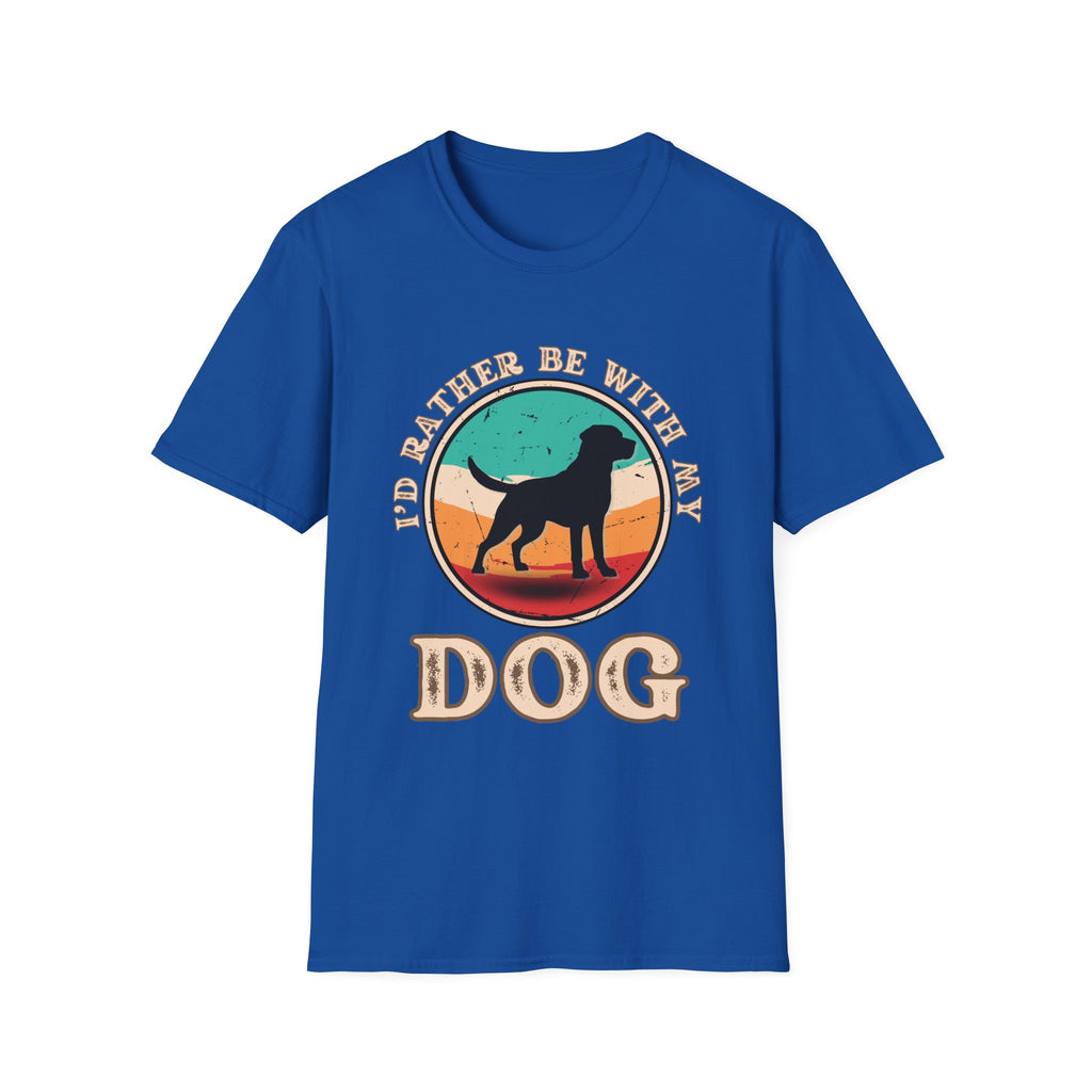 I’d Rather Be With My Dog T-Shirt