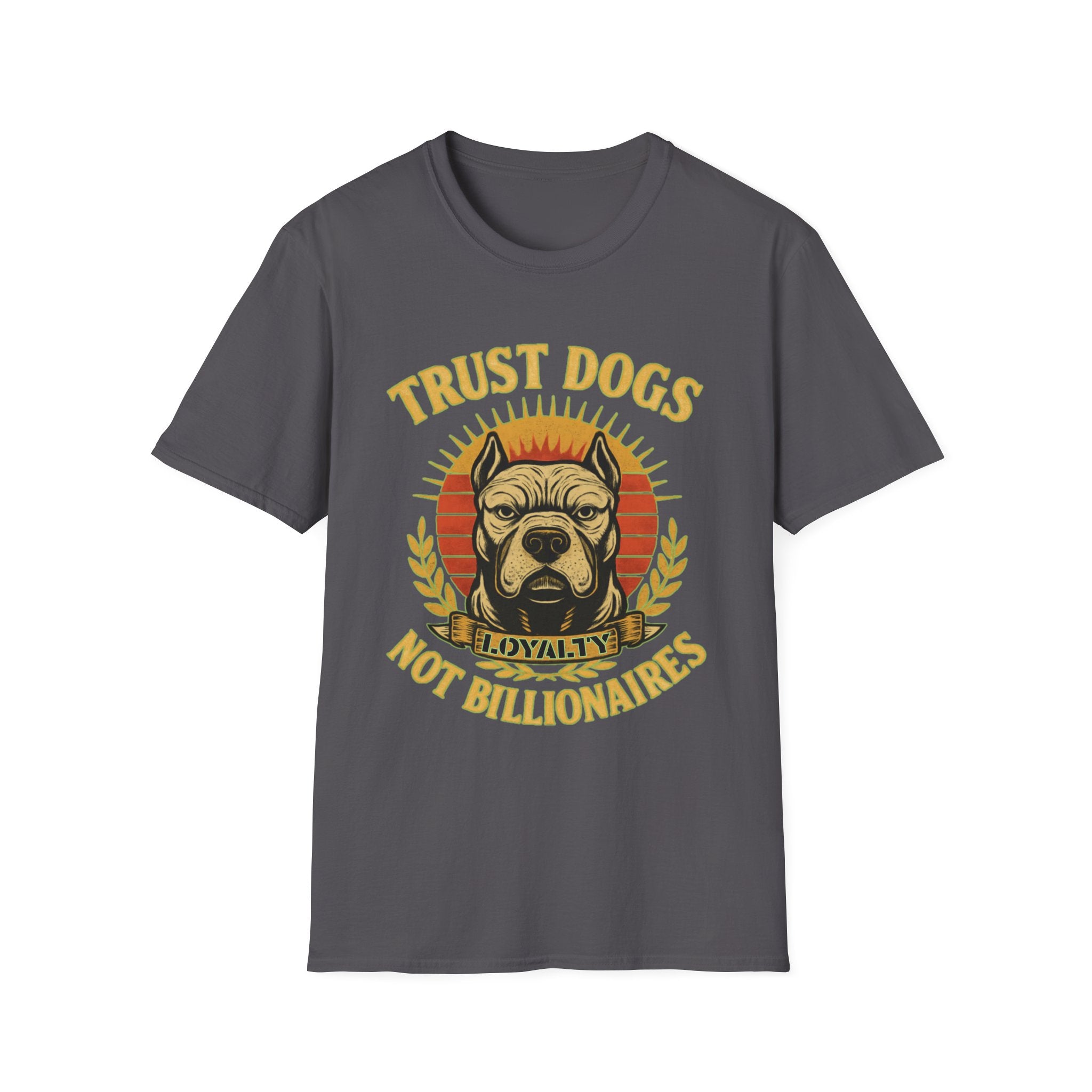 Trust Dogs Not Billionaires (Pitbull) T-Shirt