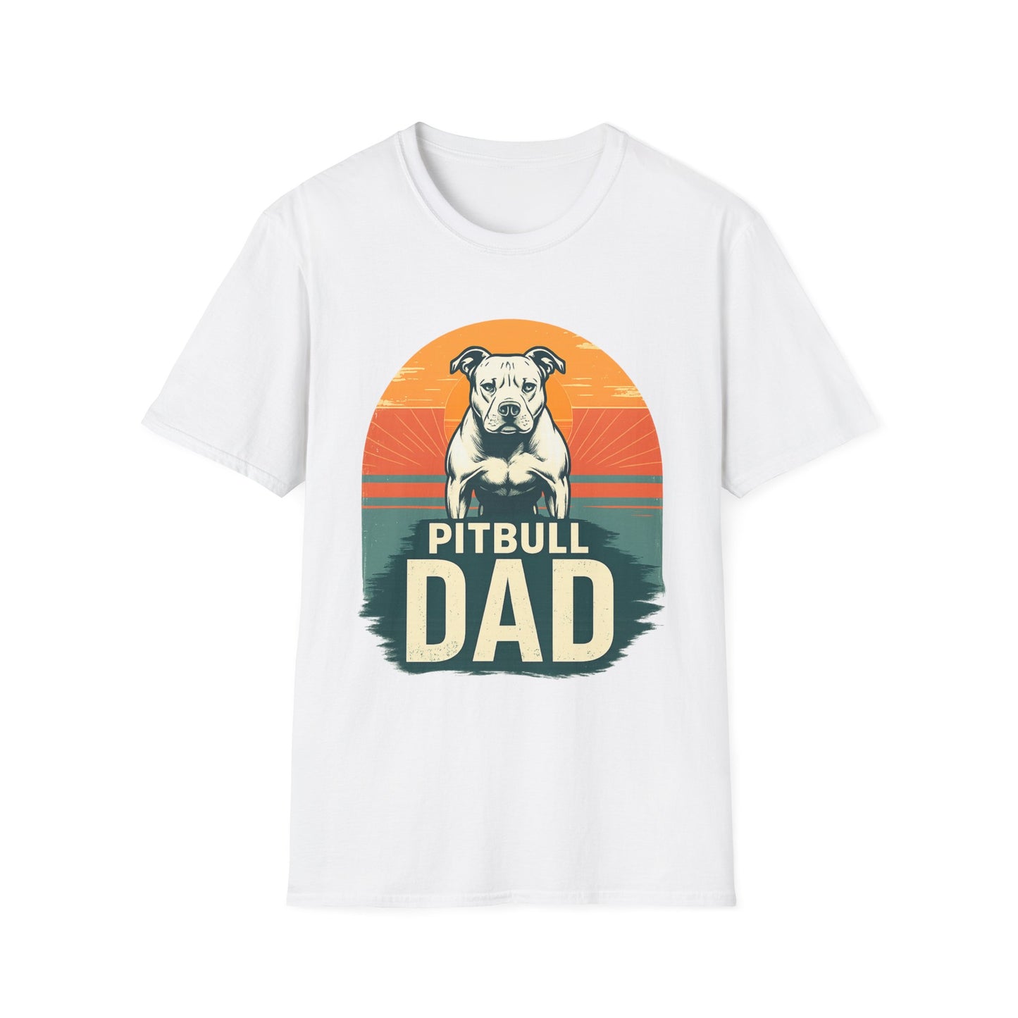 Vintage Pitbull Dad Shirt – Retro Dog Lover Gift Tee