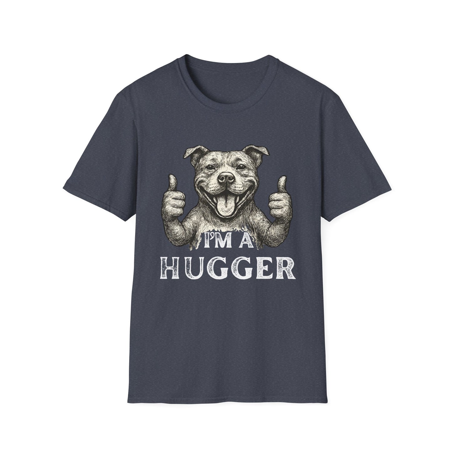 Pitbull Hugger T-Shirt | Funny Dog Lover Graphic Tee