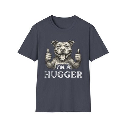 Pitbull Hugger T-Shirt | Funny Dog Lover Graphic Tee