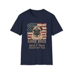 Good Dogs Built This Country Too Pug T-Shirt