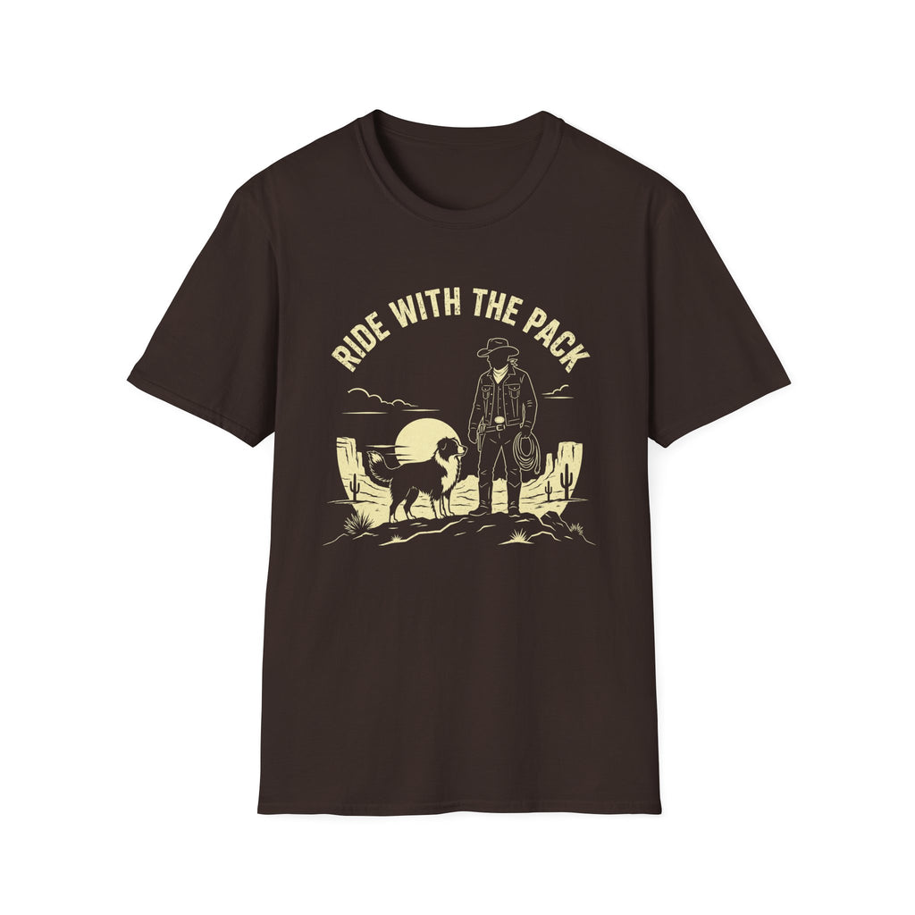 Ride With The Pack Western T-Shirt