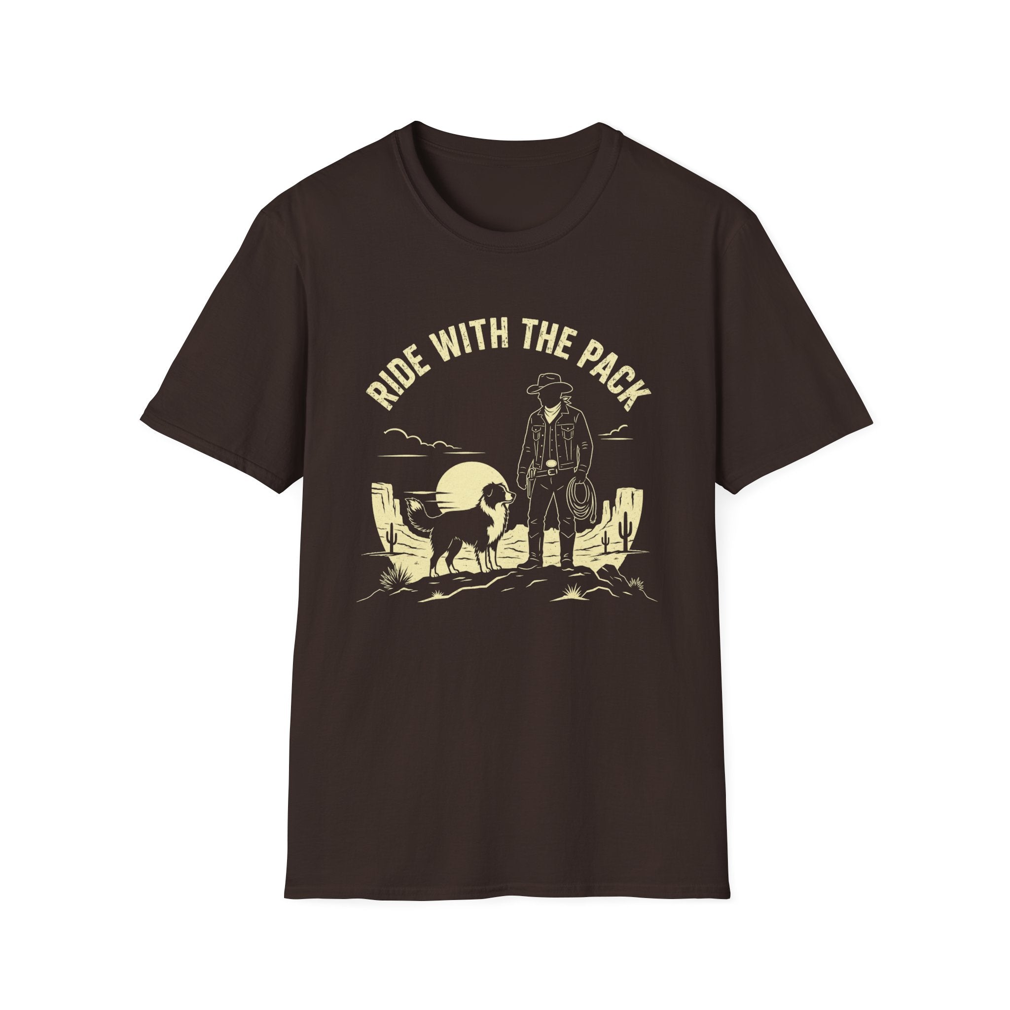 Ride With The Pack Western T-Shirt