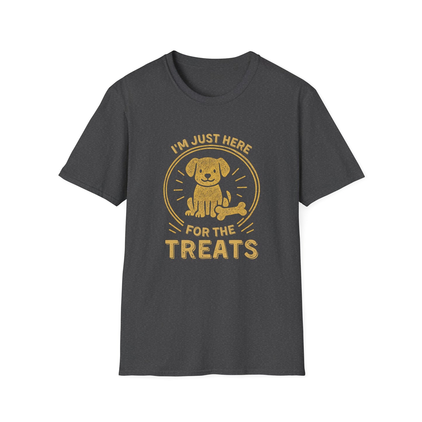 Funny Dog Shirt – I'm Just Here for the Treats Tee