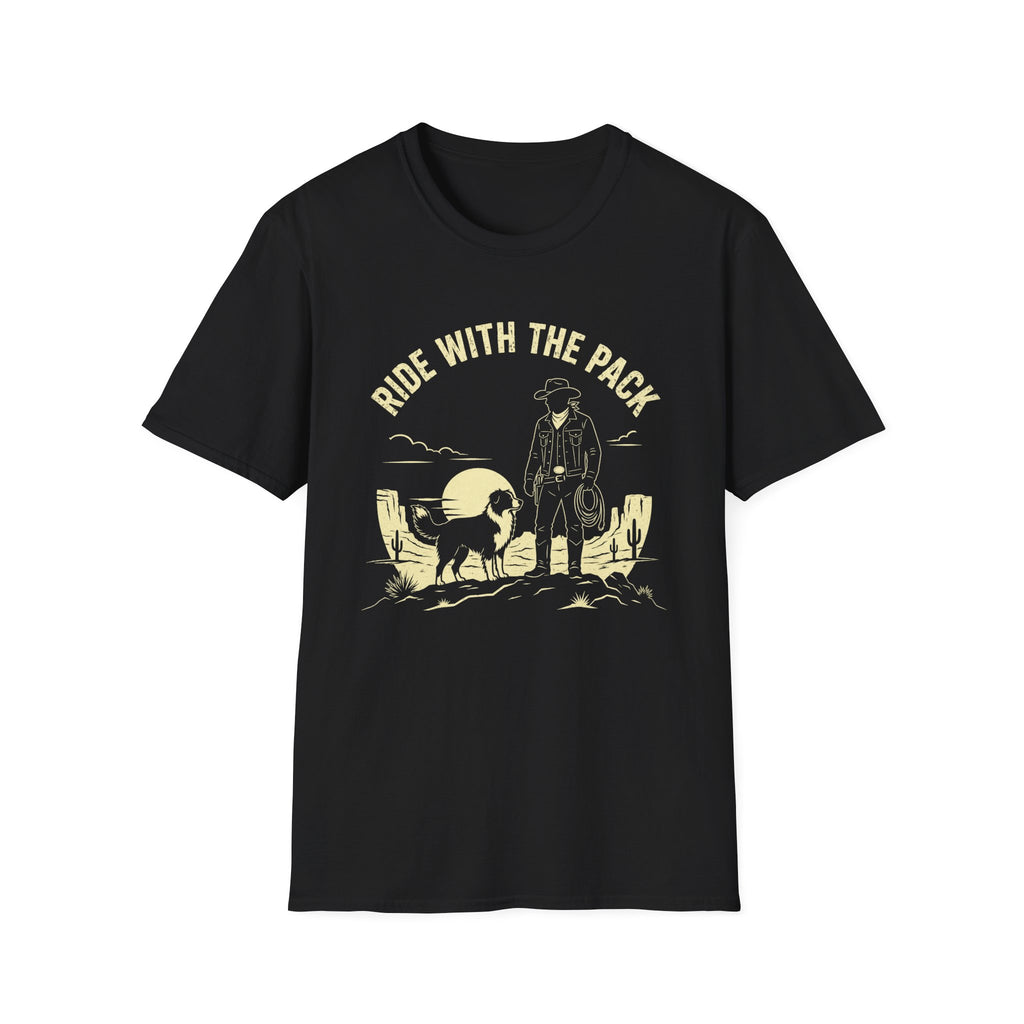 Ride With The Pack Western T-Shirt