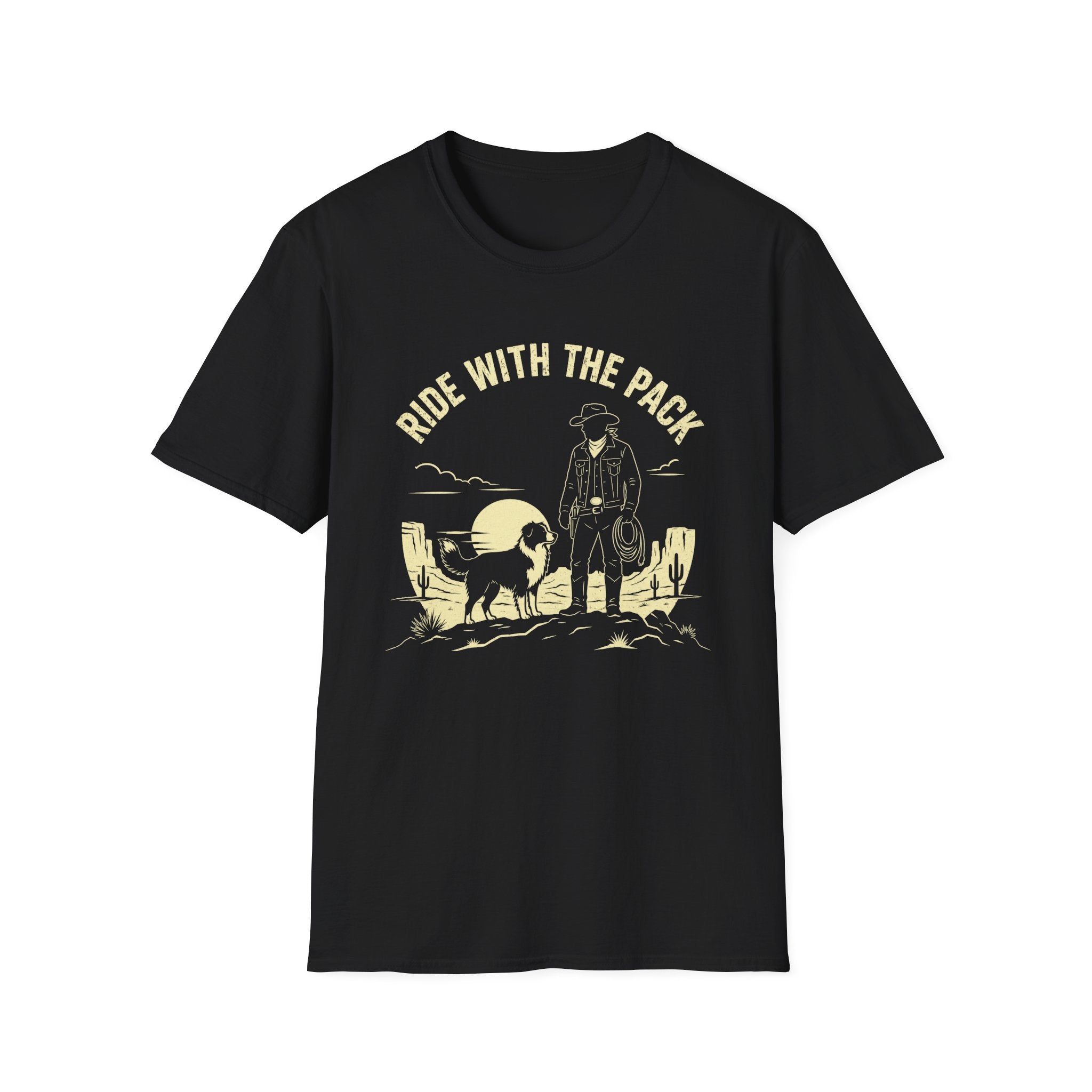 Ride With The Pack Western T-Shirt