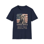 Good Dogs Built This Country Too Pitbull T-Shirt