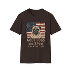 Good Dogs Built This Country Too Pug T-Shirt