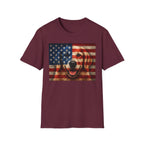 Patriotic Golden Retriever Flag T-Shirt