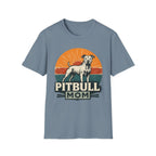 Vintage Pitbull Mom Shirt T-Shirt