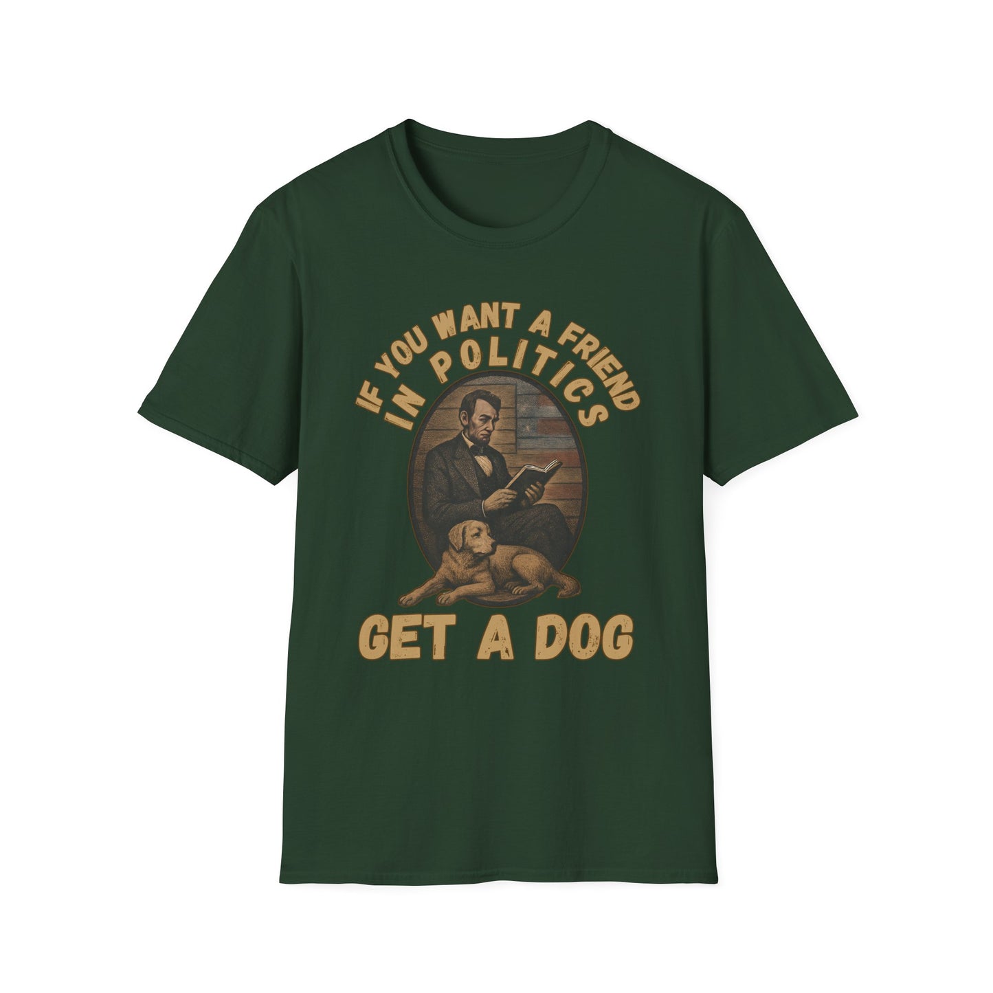 Political Humor Dog Lover T-Shirt, Funny Gift for Dog Owners, Unisex Tee for Animal Lovers, Politics and Pets Tee, Great for Birthdays