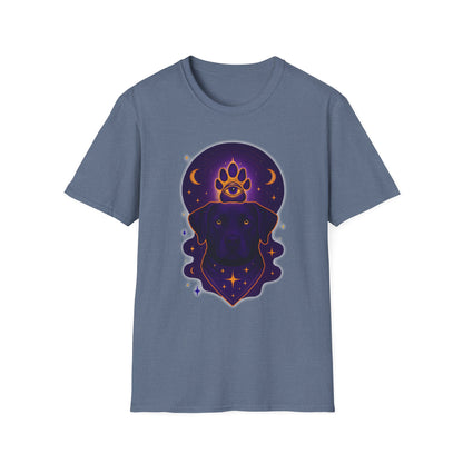 Mystical Animal T-Shirt, Celestial Shirt, Astrology Tee, Gift for Dog Lovers, Unique Graphic Apparel