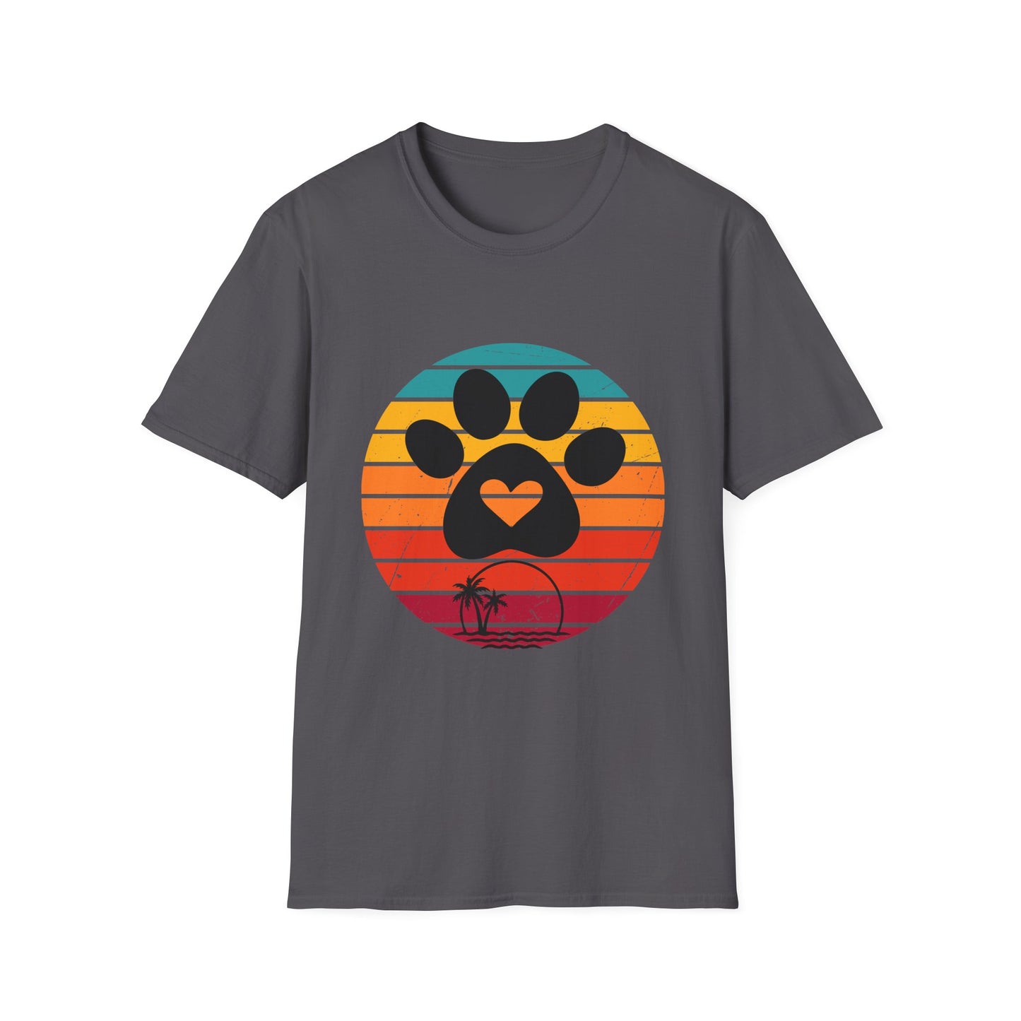 Retro Pet Lover T-Shirt - Softstyle Tee for Dog Owners, Animal Rescue Fundraiser, Gift for Animal Lovers, Vintage Pet Apparel.