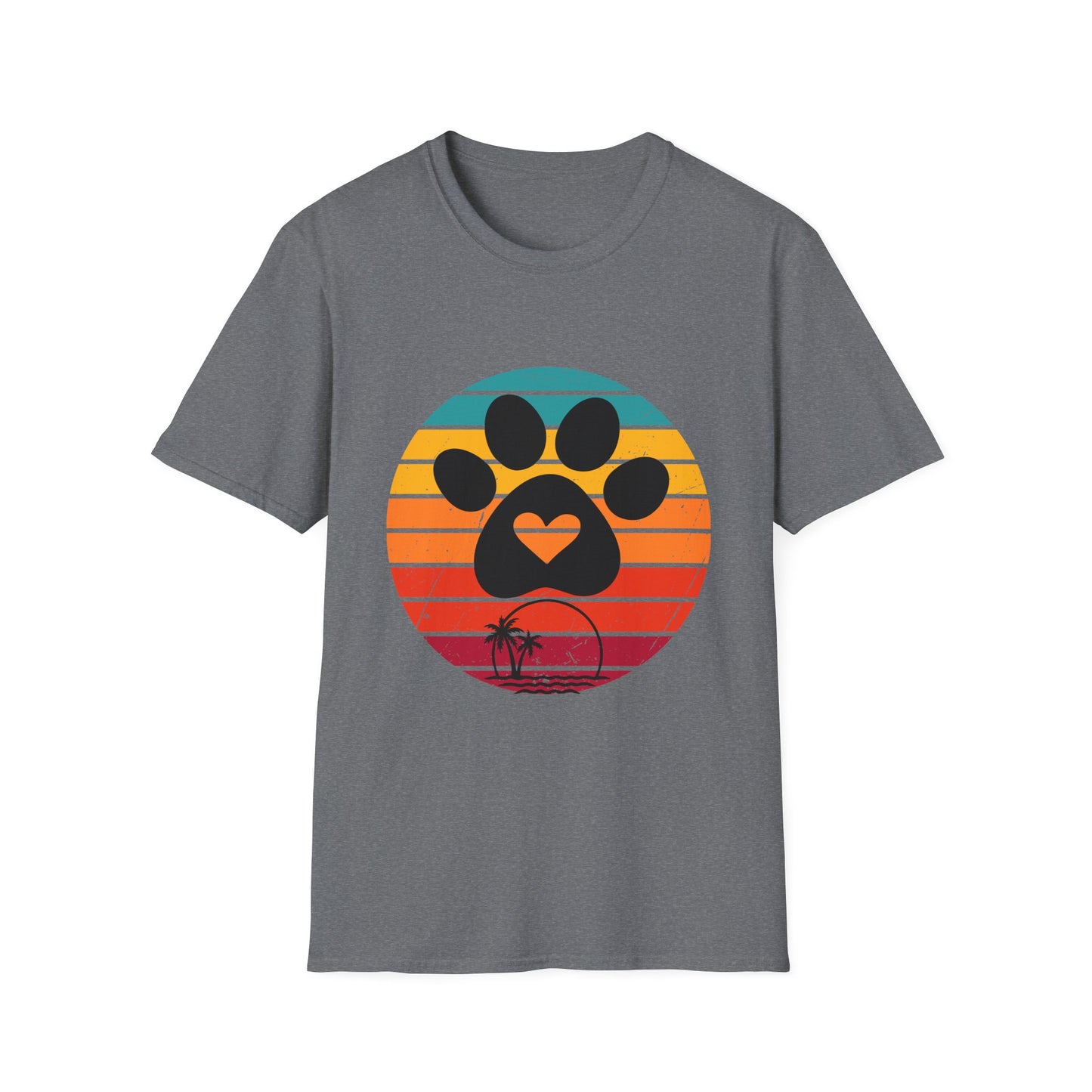 Retro Pet Lover T-Shirt - Softstyle Tee for Dog Owners, Animal Rescue Fundraiser, Gift for Animal Lovers, Vintage Pet Apparel.