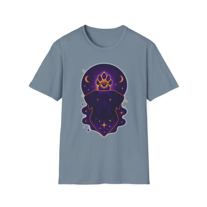 Mystical Animal T-Shirt, Celestial Shirt, Astrology Tee, Gift for Dog Lovers, Unique Graphic Apparel