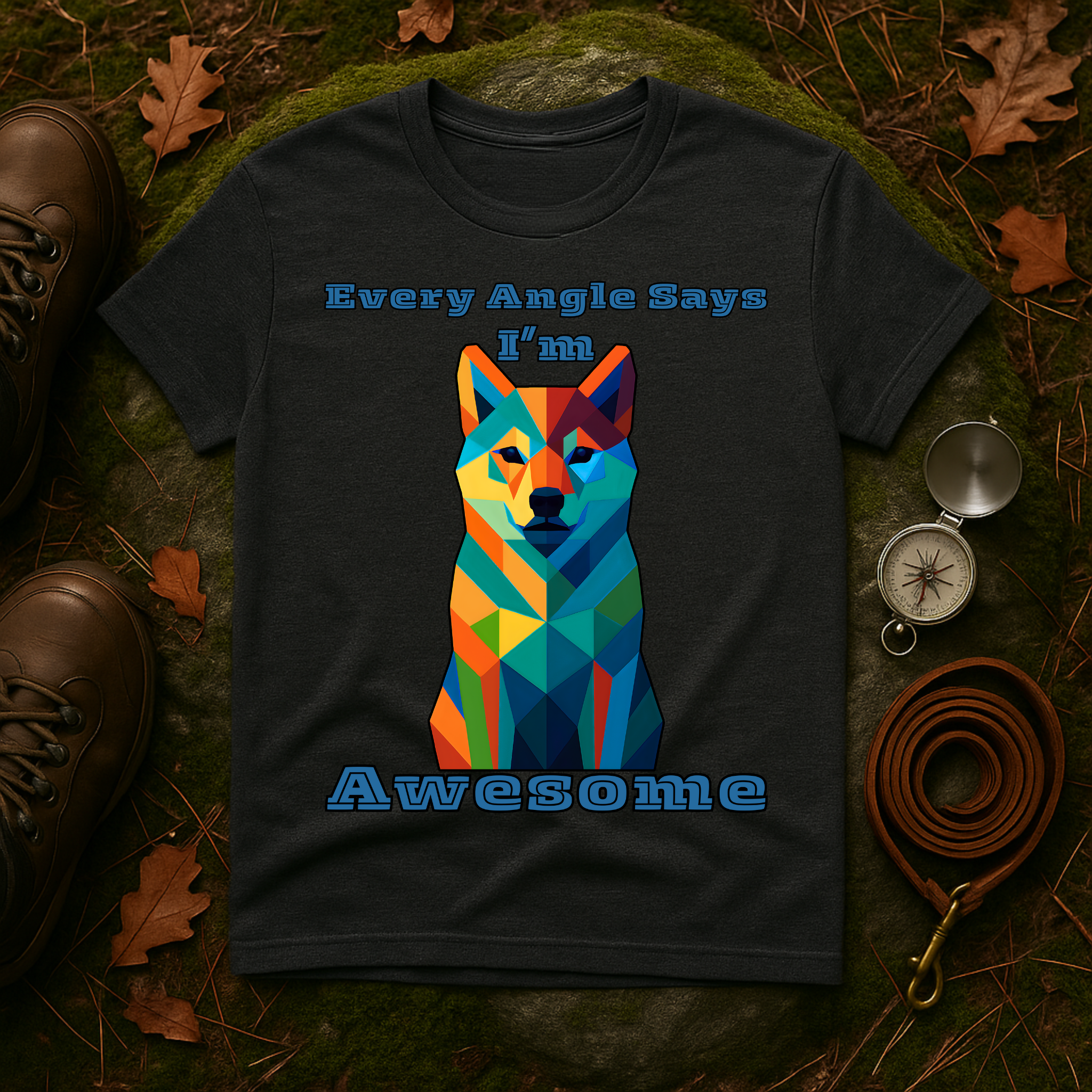 Colorful Dog Art T-Shirt