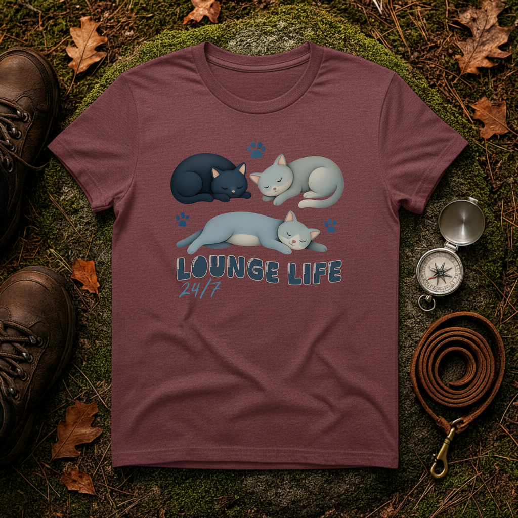 Lounge Life Cat T-Shirt