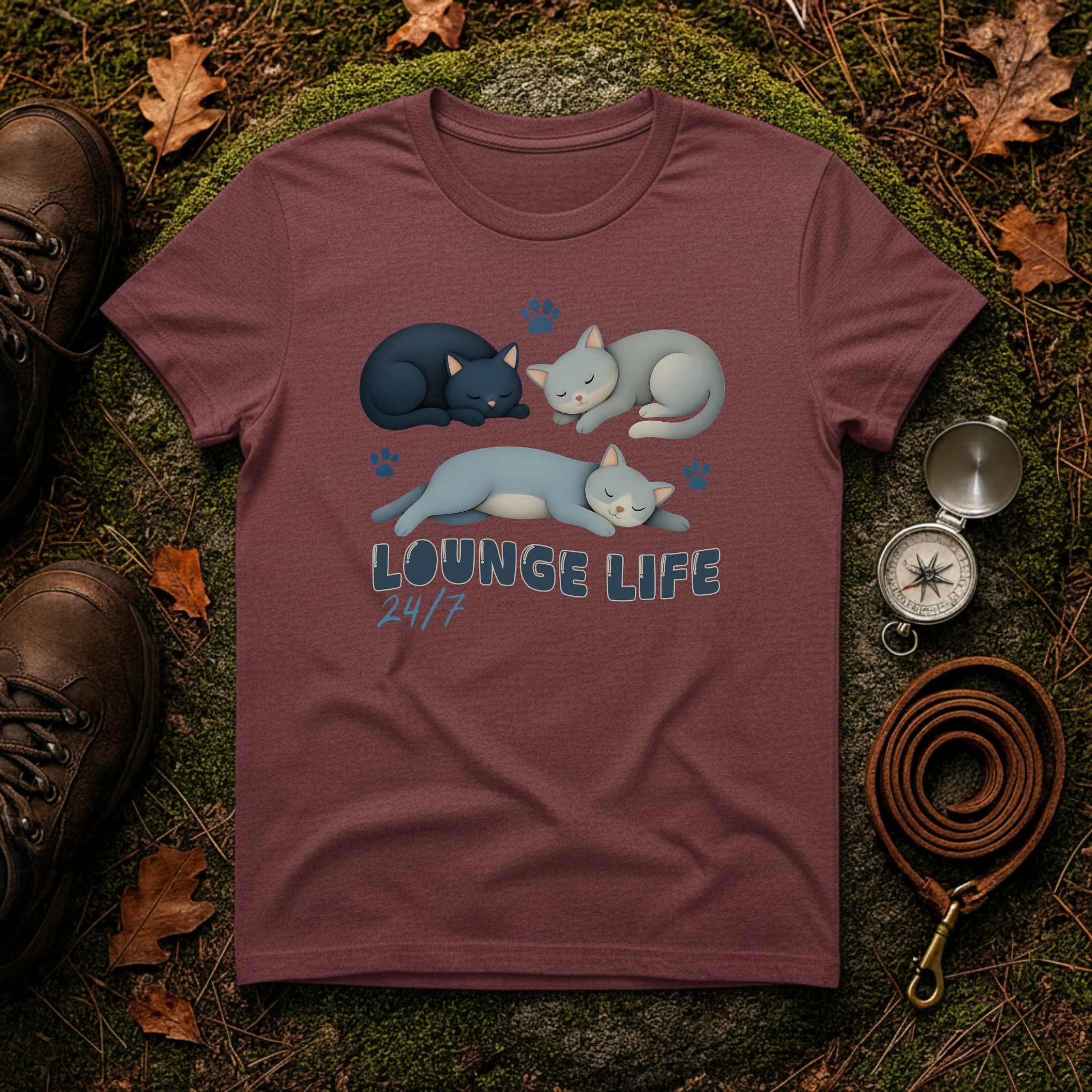 Lounge Life Cat T-Shirt