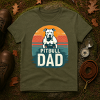 Vintage Pitbull Dad T-Shirt