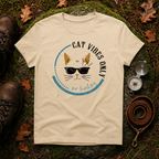 Cat Vibes Only, No Barking T-Shirt