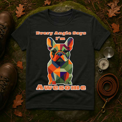 Awesome French Bulldog Unisex Softstyle T-Shirt, Dog Lover Gift, Casual Wear, Birthday Gift, Funny Tee, Pet Owner Merch