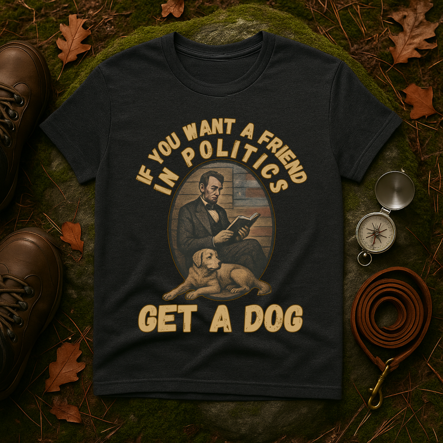 Political Humor Dog Lover T-Shirt, Funny Gift for Dog Owners, Unisex Tee for Animal Lovers, Politics and Pets Tee, Great for Birthdays