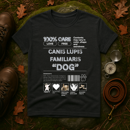 Canis Lupus Familiaris Dog Tee - Funny Vet Label