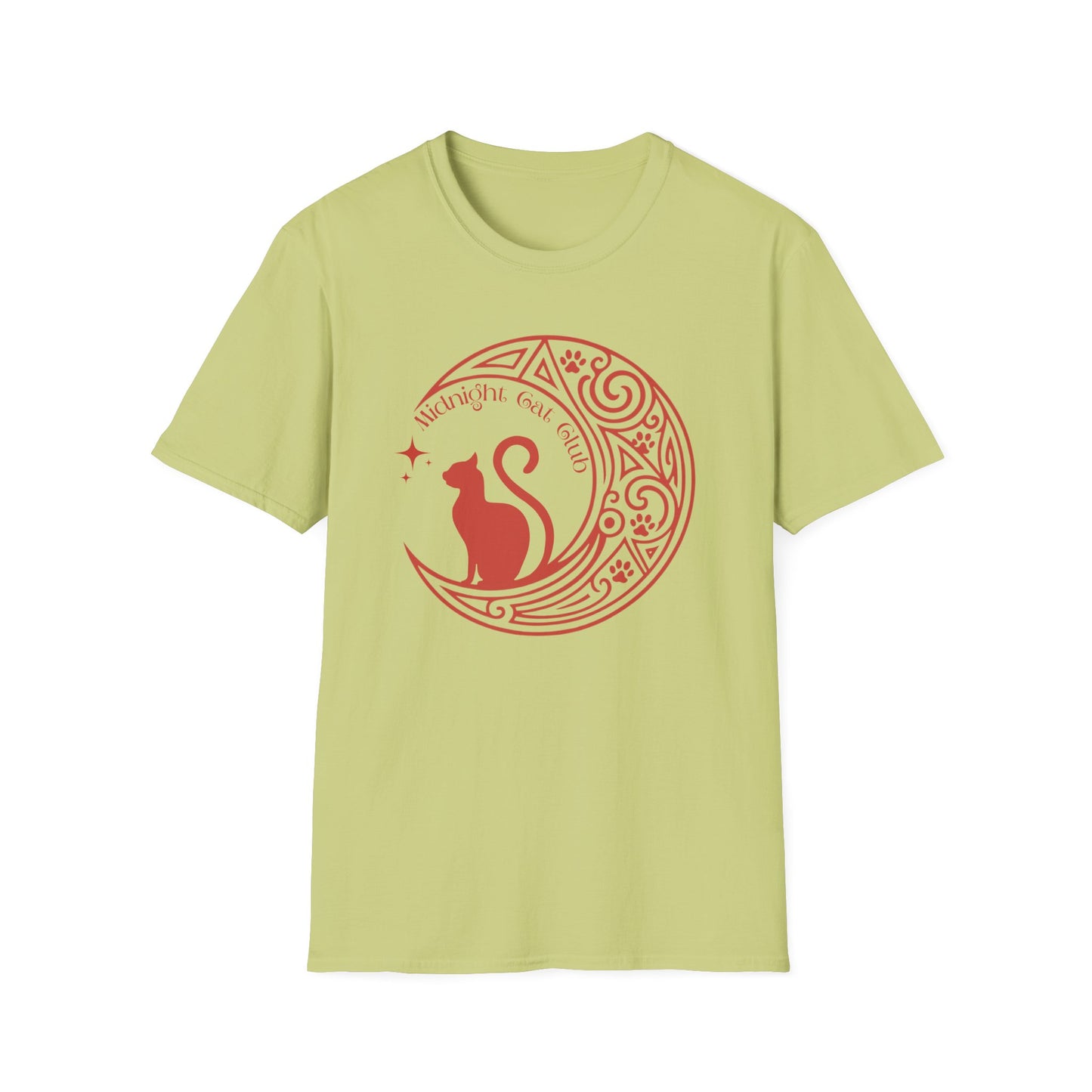 Midnight Cat Club Shirt – Moon Cat Tee for Cat Lovers