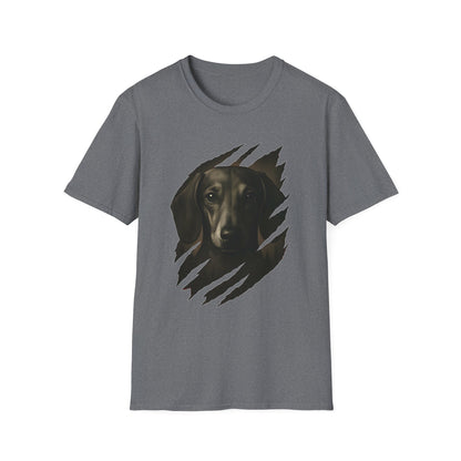 Dachshund Ripped Claw T-Shirt | Cool Dog Lover Graphic Tee