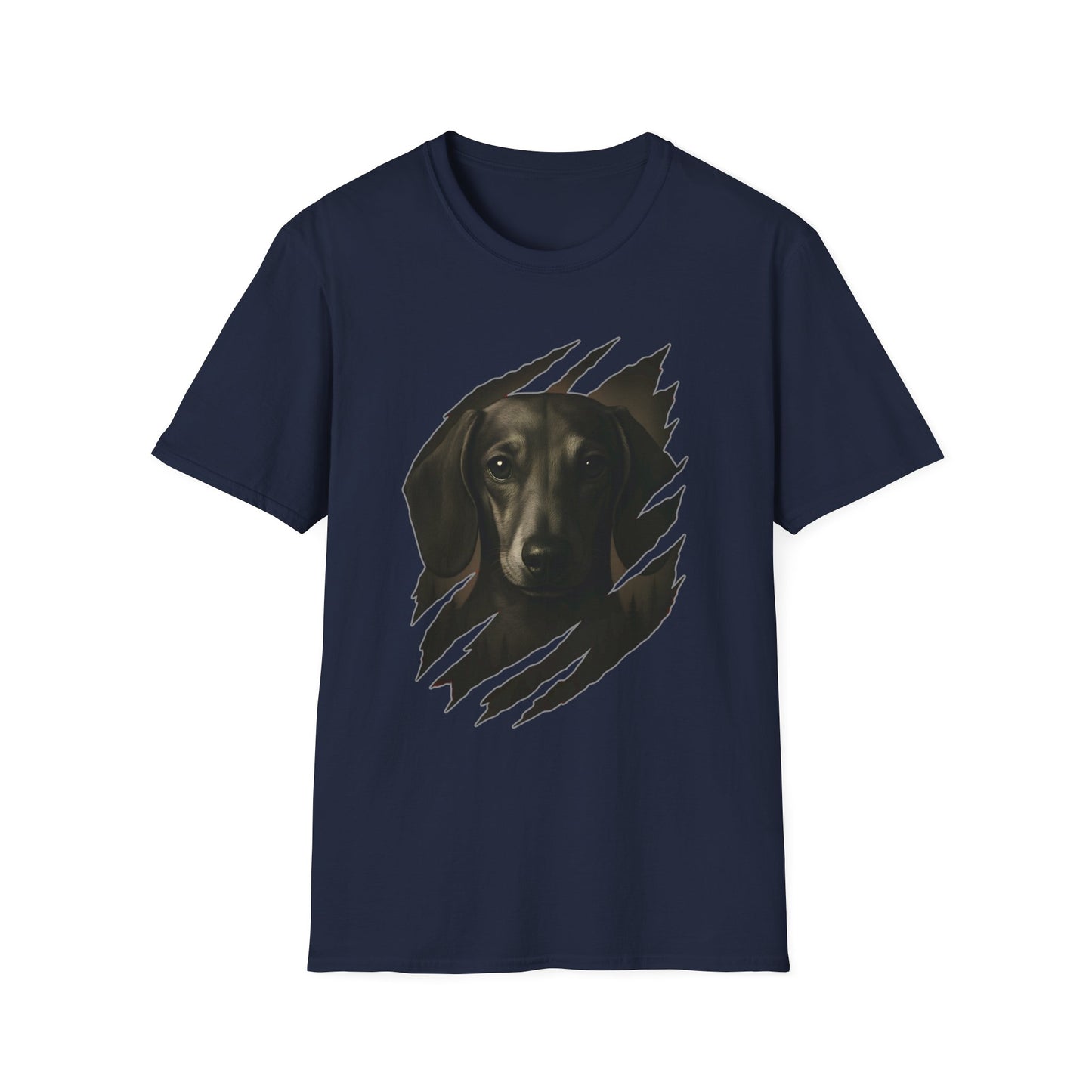 Dachshund Ripped Claw T-Shirt | Cool Dog Lover Graphic Tee