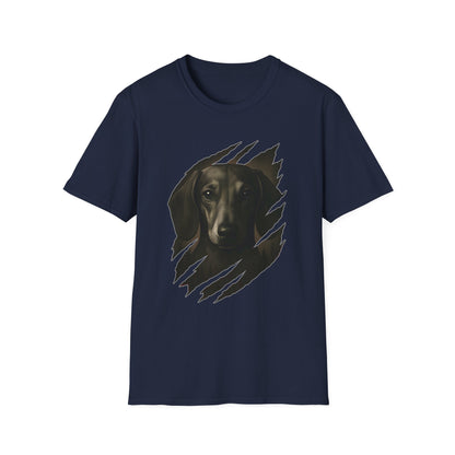 Dachshund Ripped Claw T-Shirt | Cool Dog Lover Graphic Tee