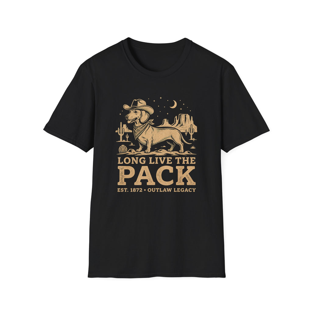 Long Live The Pack Western Dachshund T-Shirt