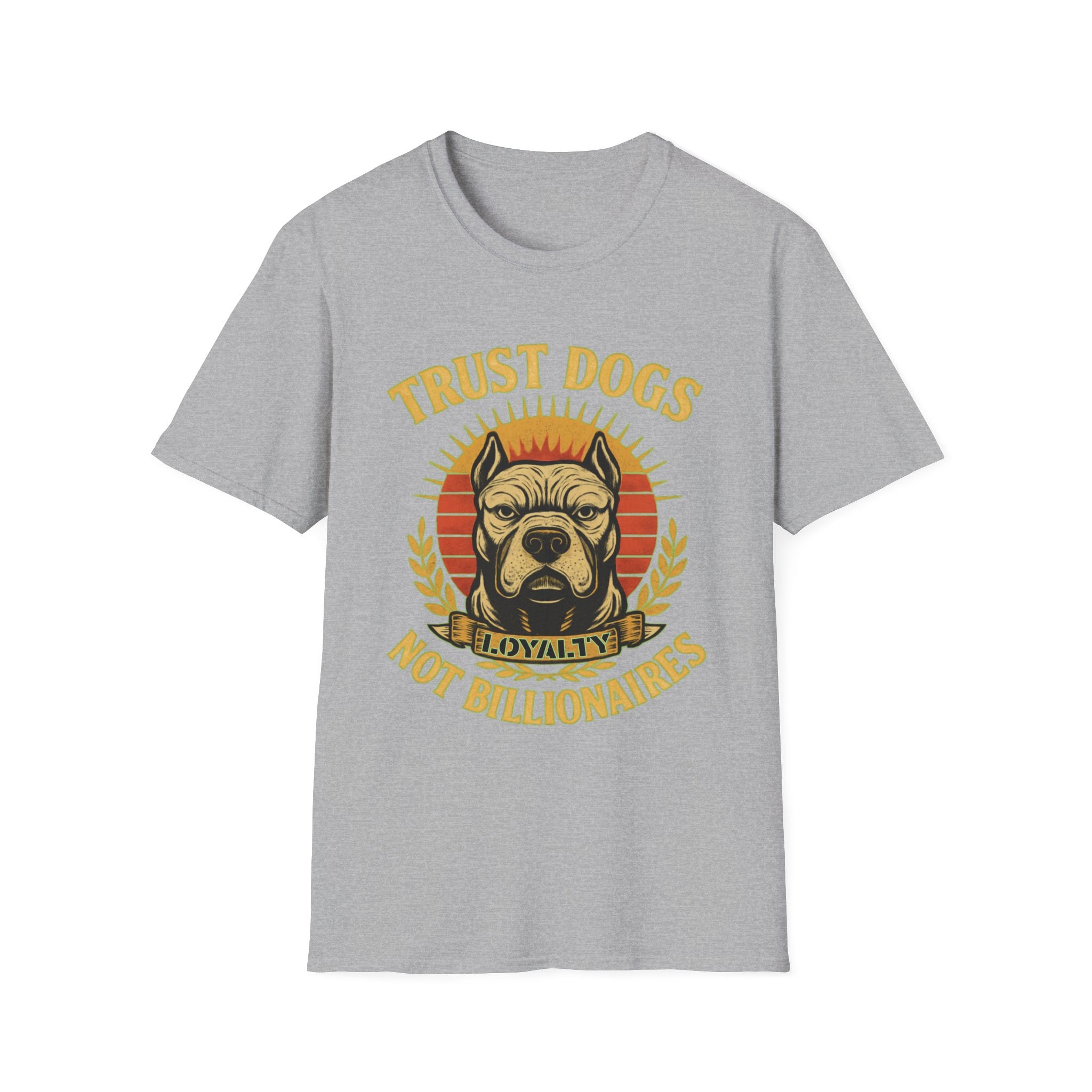 Trust Dogs Not Billionaires (Pitbull) T-Shirt