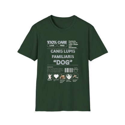 Canis Lupus Familiaris Dog Tee - Funny Vet Label