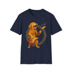 Rocking Golden Retriever Guitar Shirt