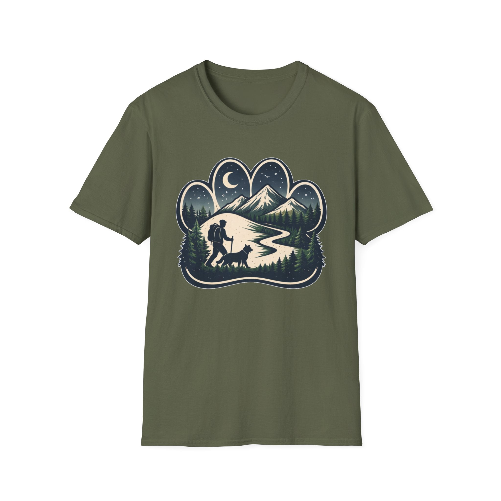Hiker Paw Scenic T-Shirt
