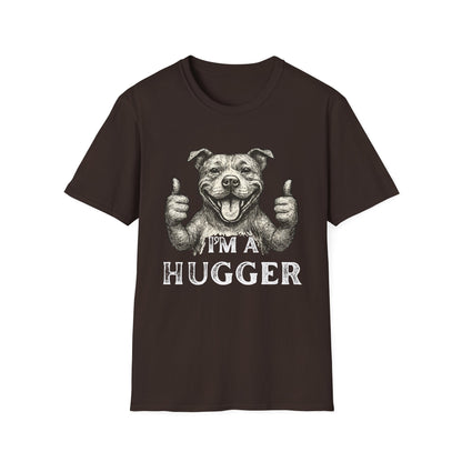 Pitbull Hugger T-Shirt | Funny Dog Lover Graphic Tee