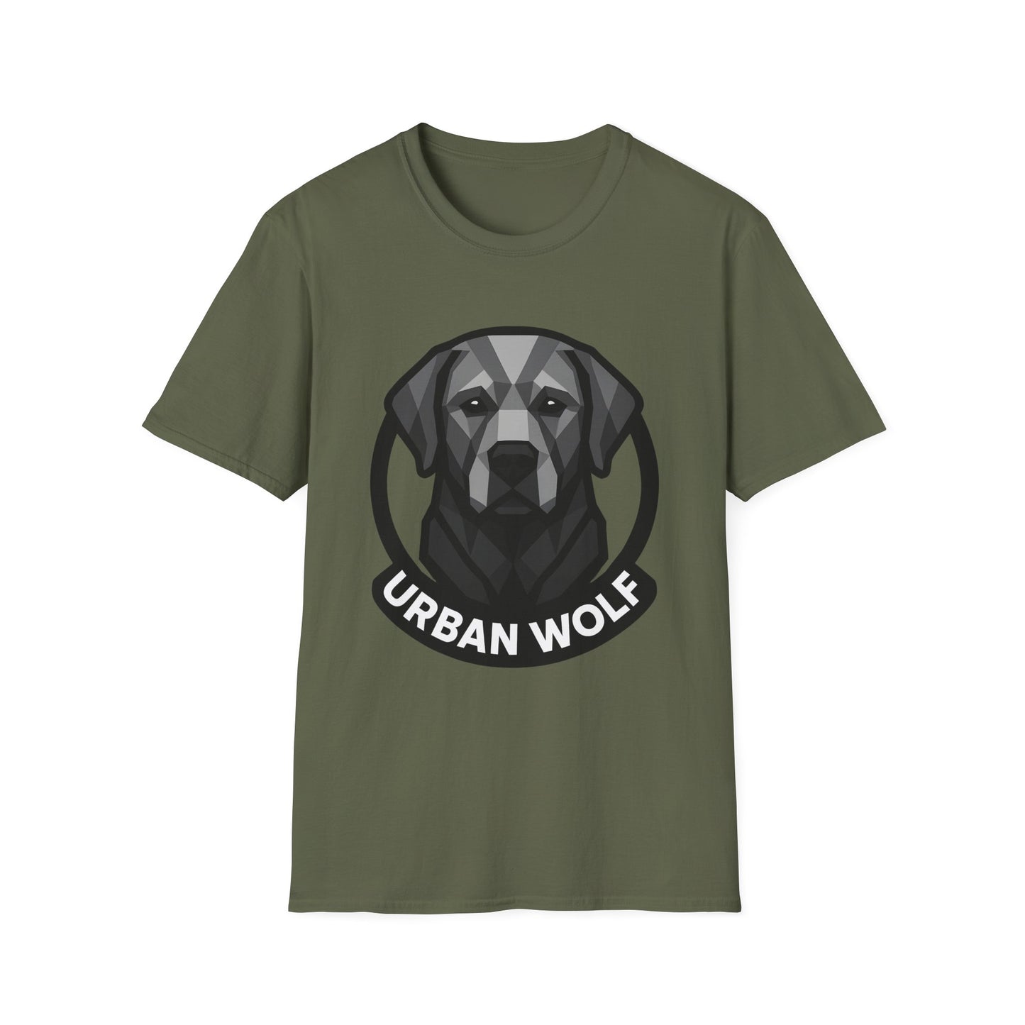 Urban Wolf Unisex T-Shirt, Dog Lover Gift, Casual Wear, Animal Tee, Vet Student Gift, Pet Owner Apparel