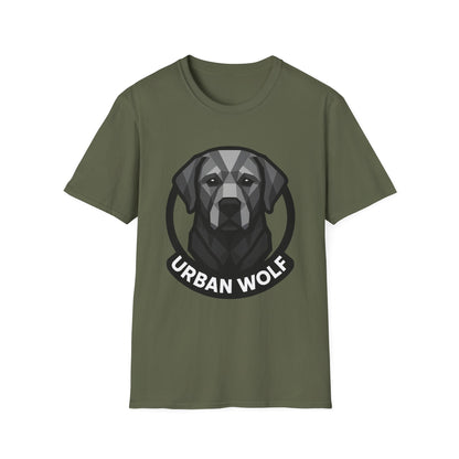 Urban Wolf Unisex T-Shirt, Dog Lover Gift, Casual Wear, Animal Tee, Vet Student Gift, Pet Owner Apparel