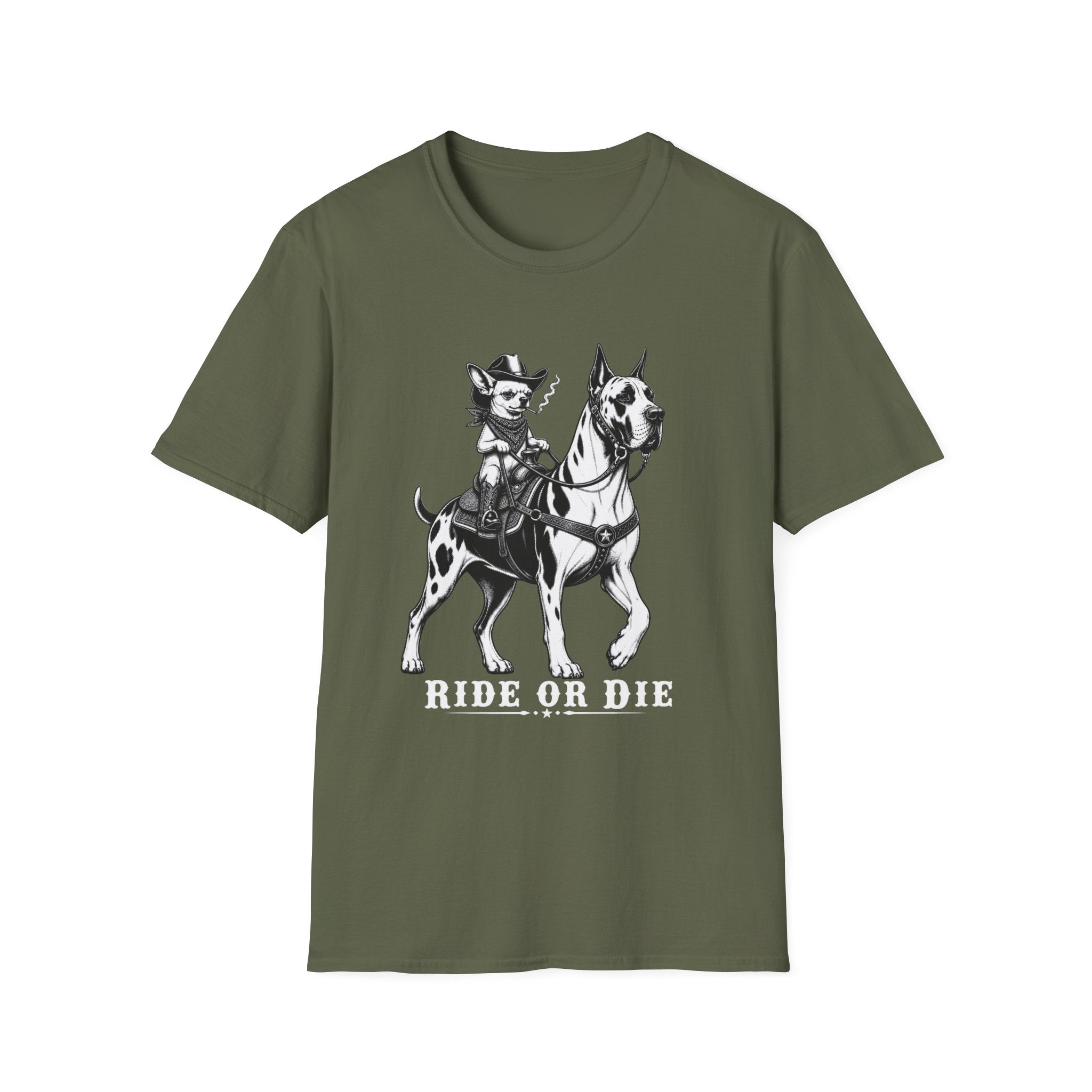 Ride or Die Dog Rider T-Shirt