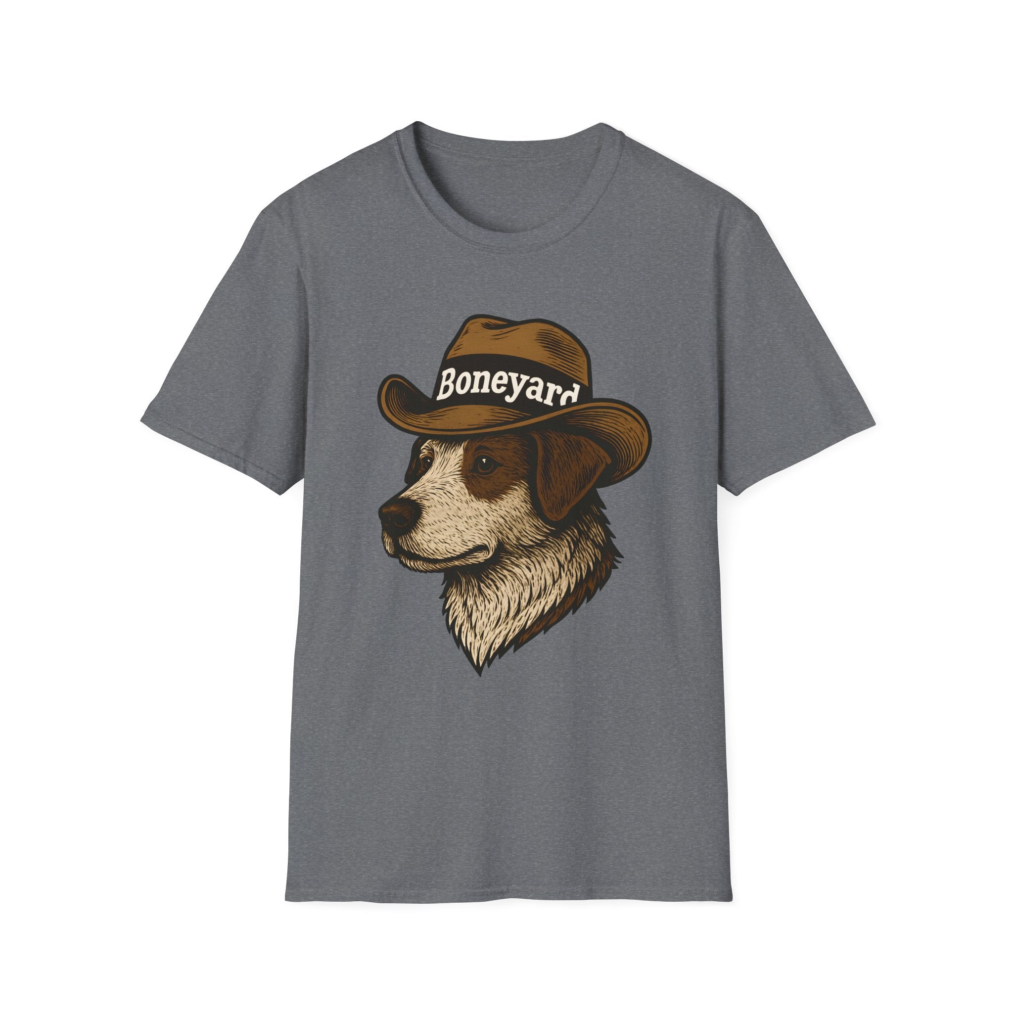 Cowboy Dog Boneyard Western T-Shirt