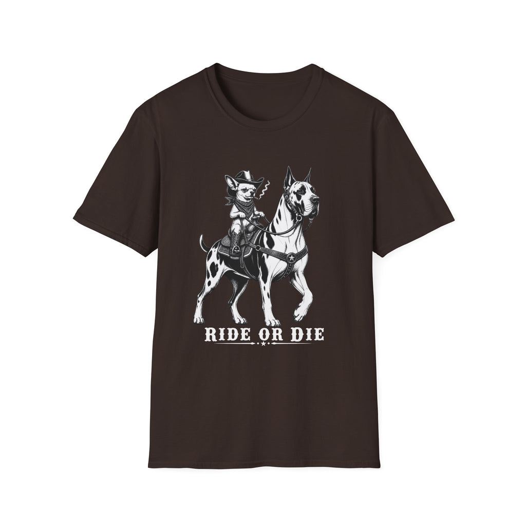 Ride or Die Dog Rider T-Shirt