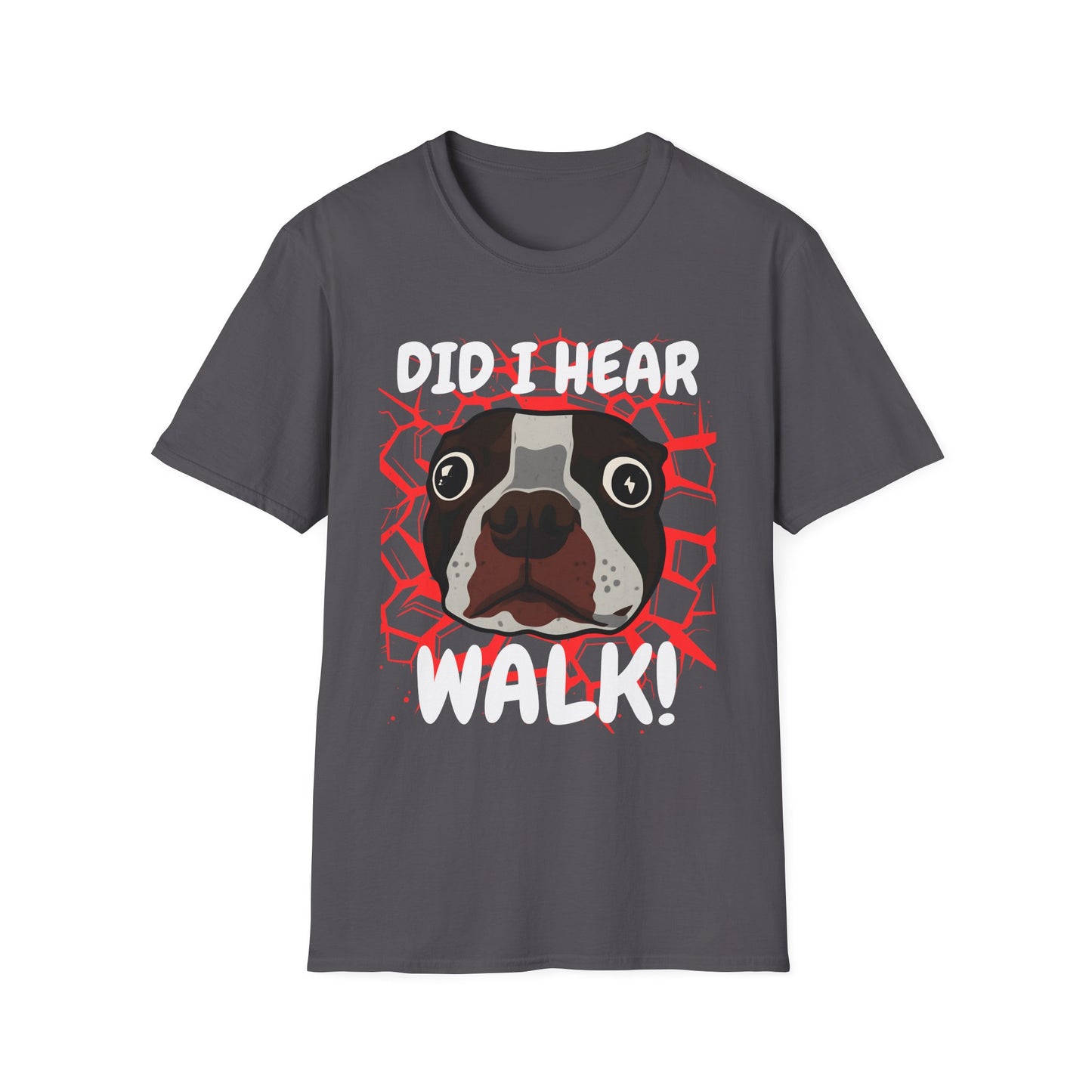 Funny Dog Walking T-Shirt | Did I Hear Walk Graphic Tee