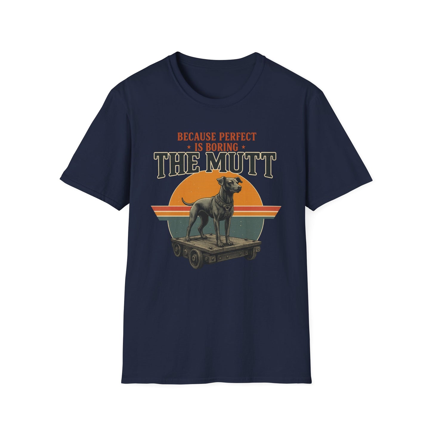 Vintage Mutt Dog Shirt – Because Perfect Is Boring Tee
