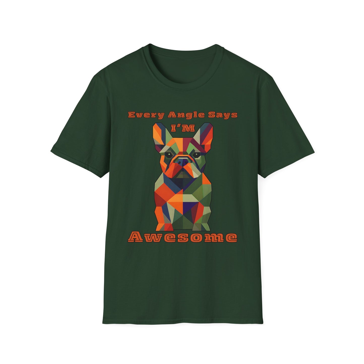 Awesome French Bulldog Unisex Softstyle T-Shirt, Dog Lover Gift, Casual Wear, Birthday Gift, Funny Tee, Pet Owner Merch