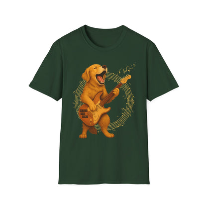 Rocking Golden Retriever Guitar Shirt – Funny Dog Music Tee  | Funny Pet Lover Gift, Music Lover Tee, Dog Lover Shirt, Fun Birthday Idea, Animal Art Clothing