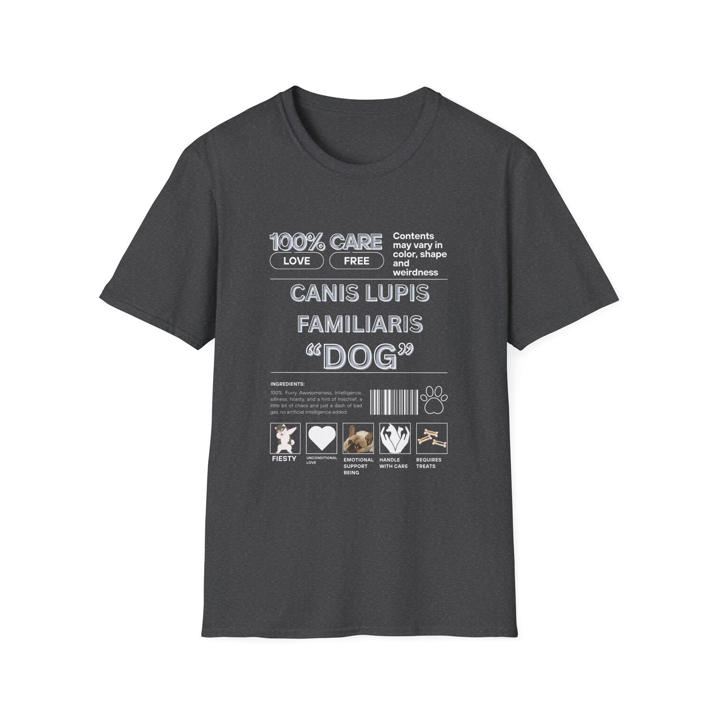 Canis Lupus Familiaris Dog Tee - Funny Vet Label