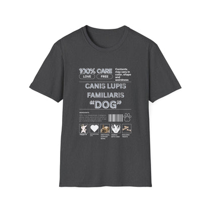 Canis Lupus Familiaris Dog Tee - Funny Vet Label